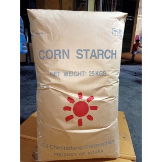 Tinh Bột Ngô Hàn Quốc Bao 25kg - đóng gói bán lẻ 1kg
