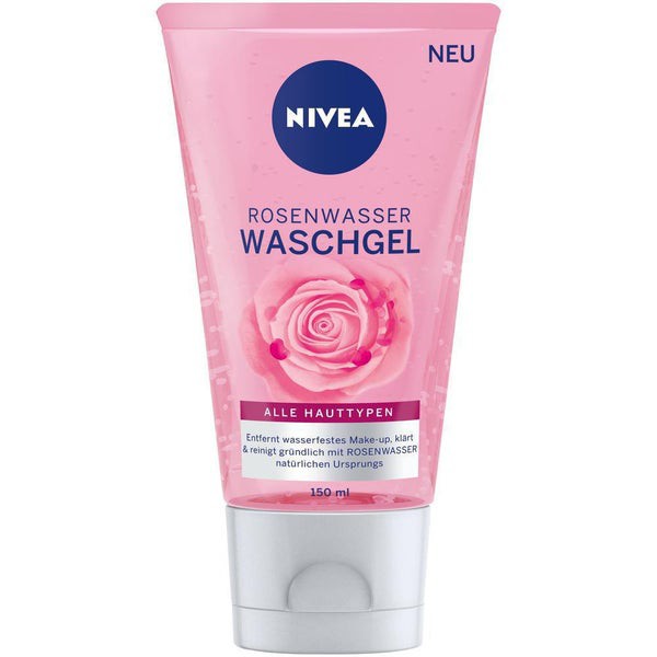 Gel rửa mặt Nivea hoa hồng - Nivea Rosenwasser Waschgel, 150ml