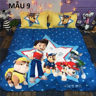 Đồ Dùng Phòng Ngủ Cho Bé Trai, Sét Chăn Ga Gối COTTON TINA 4 Món -PP3051