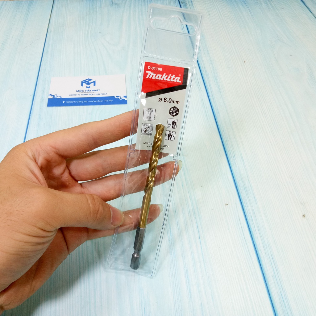 Mũi khoan sắt chuôi lục giác Makita D-31114 D-31142 D-31114 D-31186