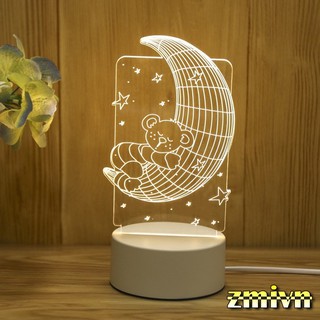 Đèn ngủ led 3D - I Love You