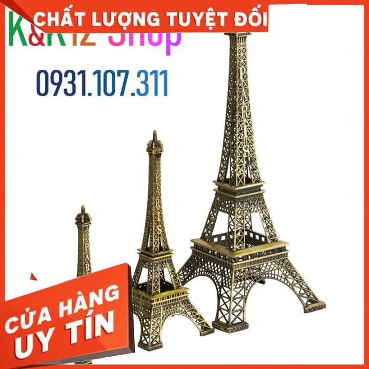 Tháp Eiffel mô hình trang trí để bàn. Đồ chơi thủ công mỹ nghệ. Quà tặng ý nghĩa.