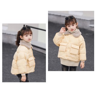 ÁO PHAO CỔ LÔNG SIÊU NHẸ CHO BÉ