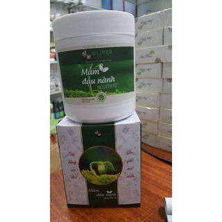 Mầm đậu nành nguyên xơ 500g giá sỉ hộp trắng