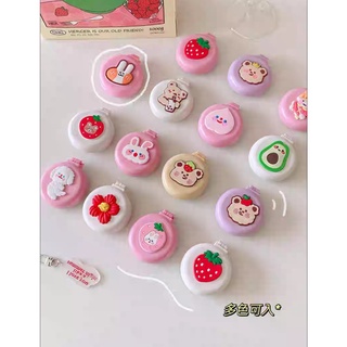 Gương mini cầm tay kèm lược gấp gọn cute