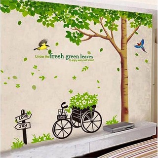 Decal dán tường bộ đôi-cx001