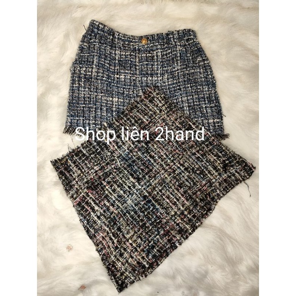 Combo chân váy dạ tweed