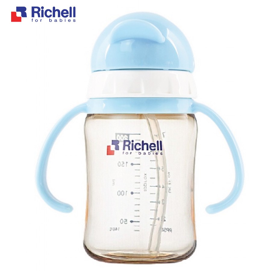 BÌNH ỐNG HÚT PPSU RICHELL (DUNG TÍCH 200ML)