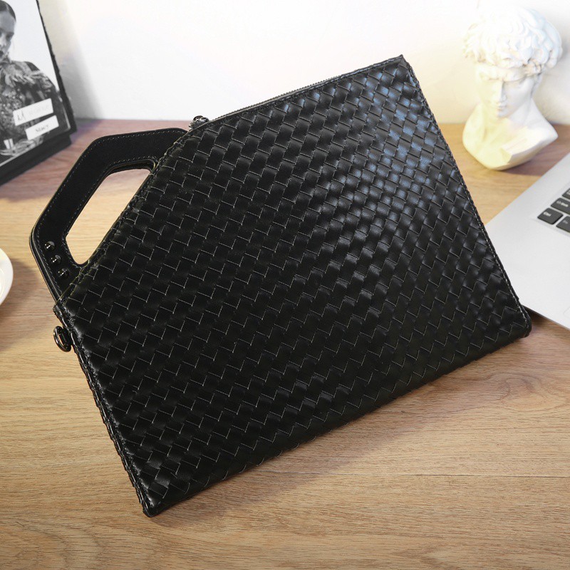 Túi Da Cầm Tay Thiết Kế Trẻ Trung Lịch Lãm Phong Cách Công Sở Cho Nam