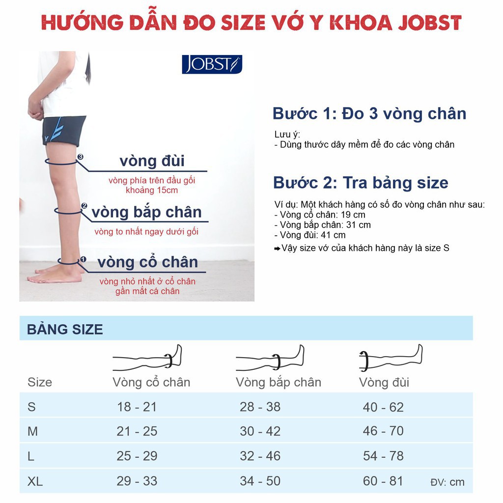 ✅ [THẬT - CHÍNH HÃNG] Vớ Suy Giãn Tĩnh Mạch (Tất Y Khoa)- JOBST Ultrasheer (SIÊU MỎNG, ÊM ÁI), 100% USA VT0042