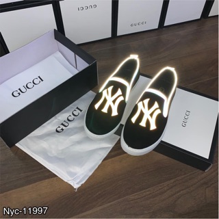 Giày lười gucci NY phản quang full box