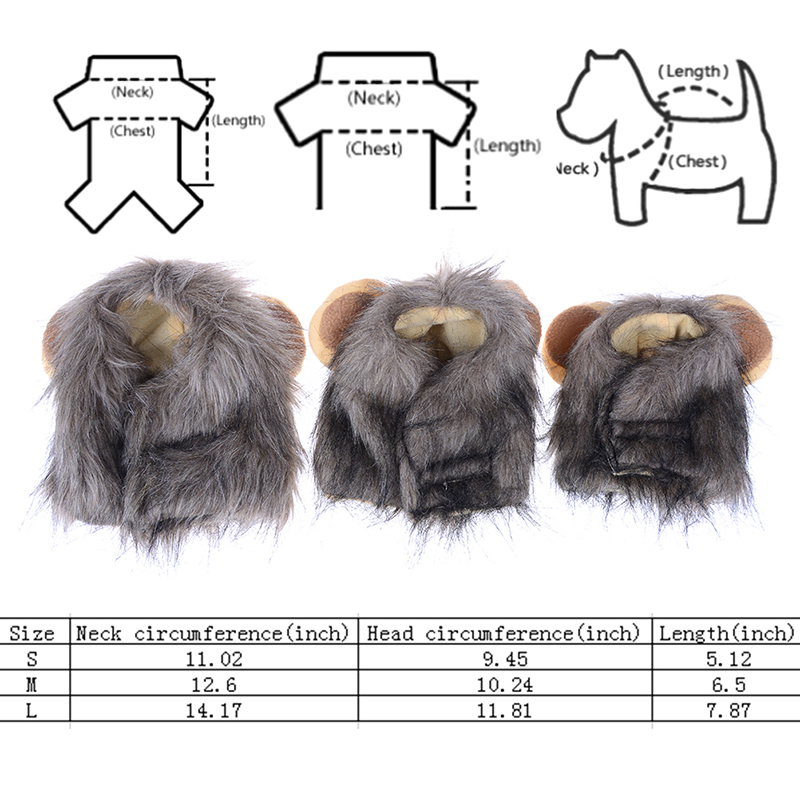(Đang Bán) Bộ Tóc Giả Sư Tử Hóa Trang Halloween Cho Thú Cưng