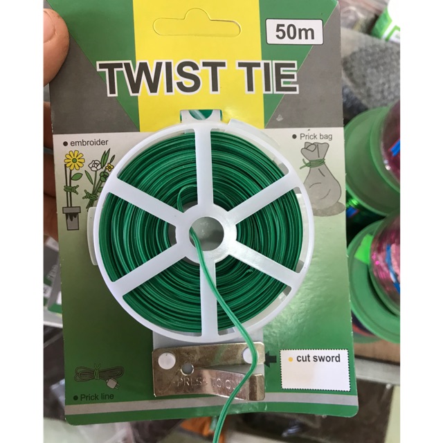 Cuộn dây nhựa buộc lan 50m