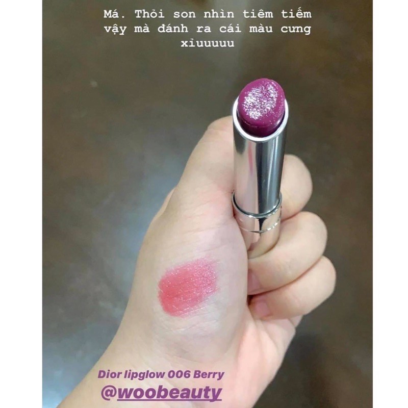 Săn SALE son dưỡng Dior Lipglow 006 unbox (không vỏ giấy)