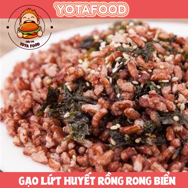 Gạo Lứt Huyến Rồng Rong Biển Sấy tốt cho người ăn kiêng, giảm cân , eat clean từ Yotafood