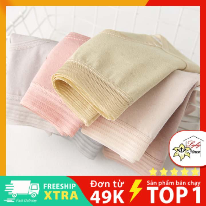 Quần chip cotton nữ cao cấp in hình dành cho người 60 đến 70kg - set 5 cái