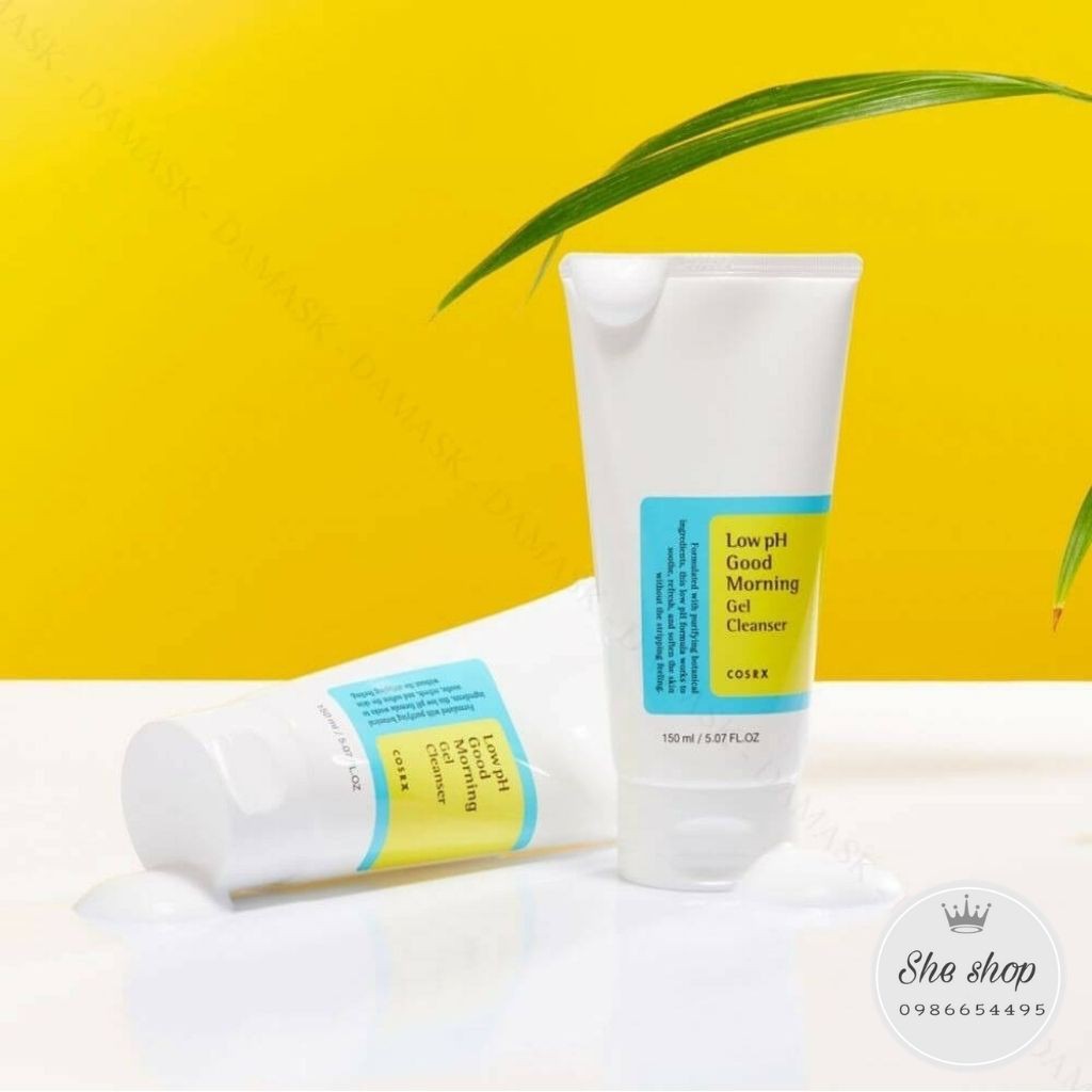 Sữa Rửa Mặt Cosrx-Sữa Rửa Mặt Dạng Gel Chiết Xuất Từ Dầu Cây Trà Cosrx Low PH Good Morning Gel Cleanser 150 ml.