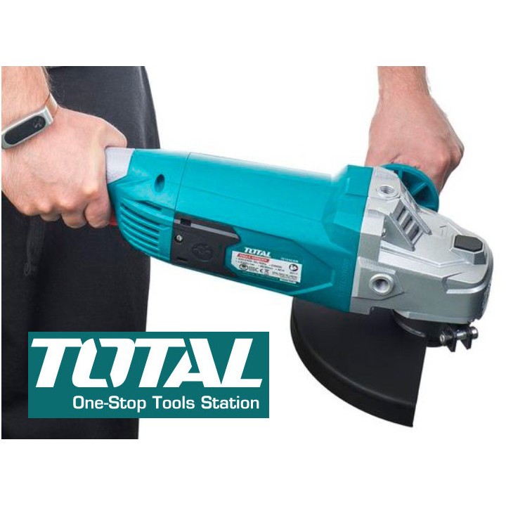 Máy mài góc 230mm 2350W TOTAL 9 inch TG1242306 Trục chính M14 - cắt góc cầm tay
