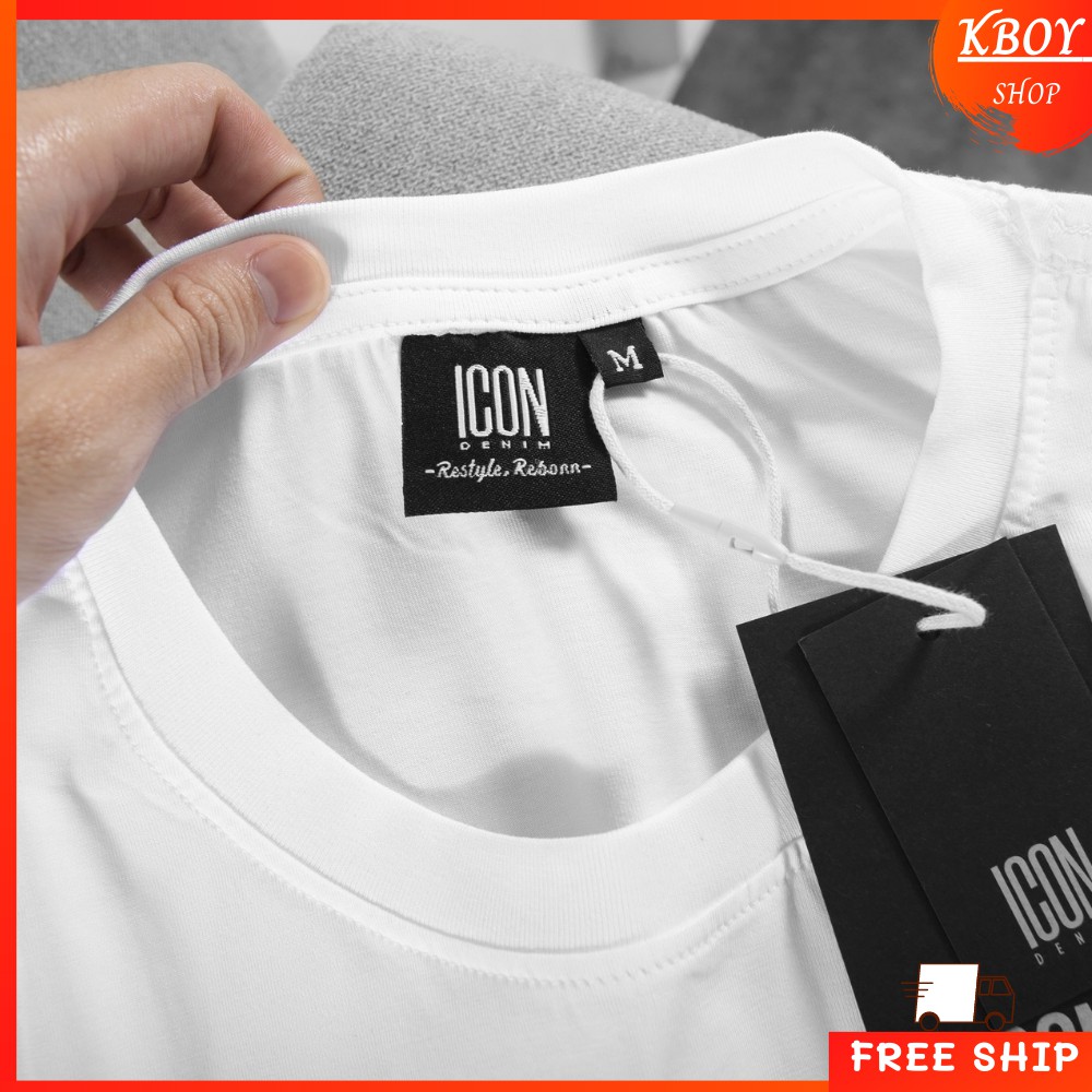 Áo Thun Nam Kboy Shop Áo phông tay ngắn cổ tròn 100% Cotton đẹp, vải mềm mịn cao cấp, dễ phối đồ - V109