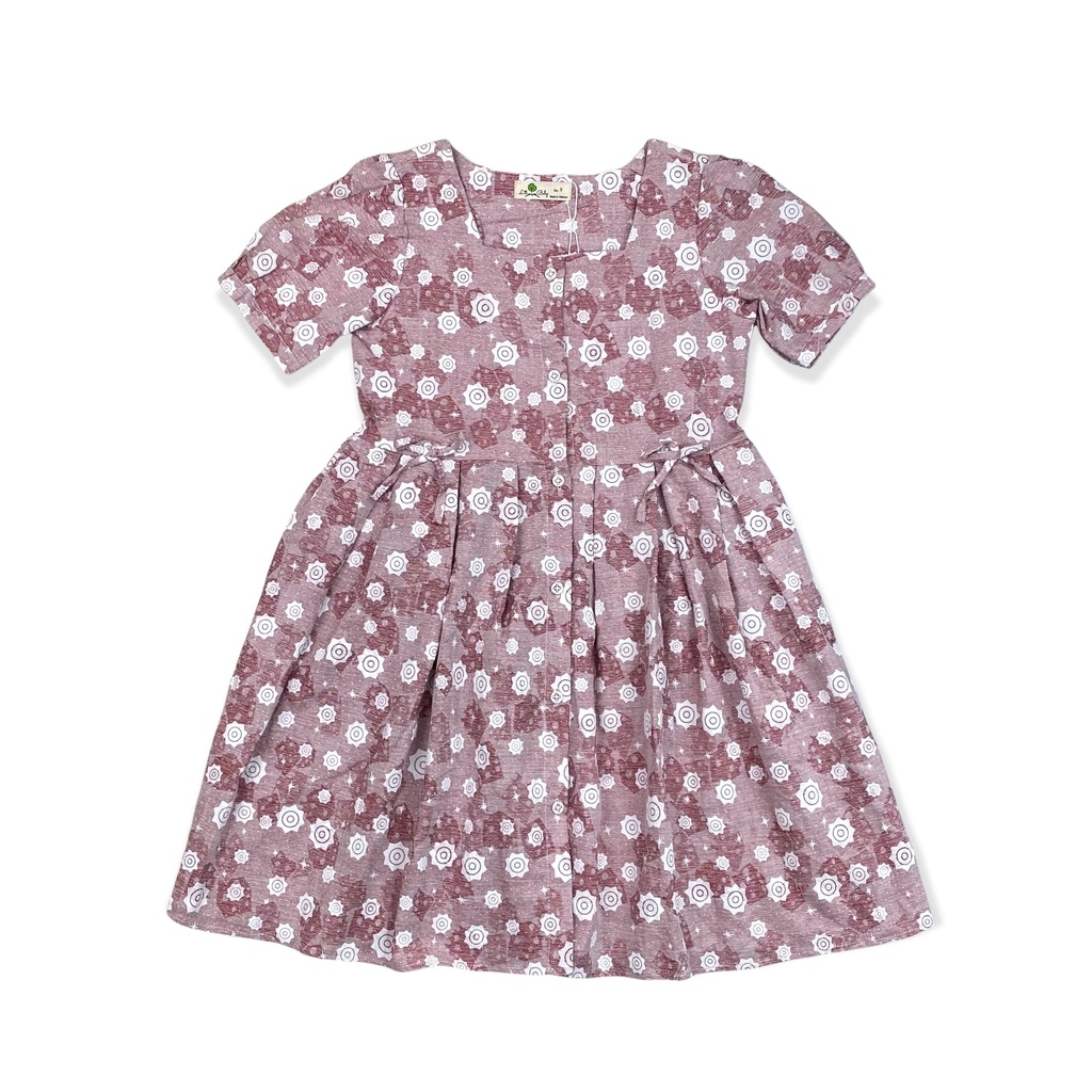 Váy litibaby cho bé gái thô đũi cổ vuông size 8/12