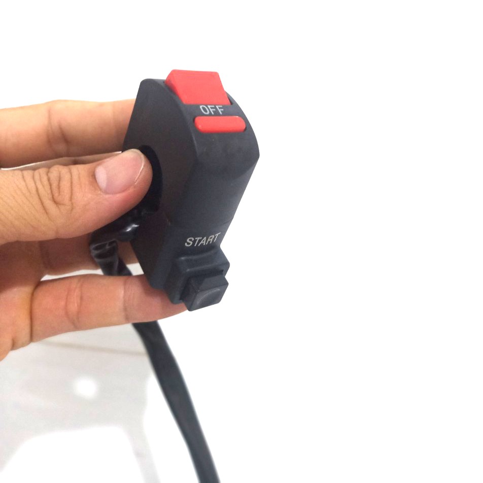 Công tắc mô tô xe máy 2 in 1 lắp ghi đông