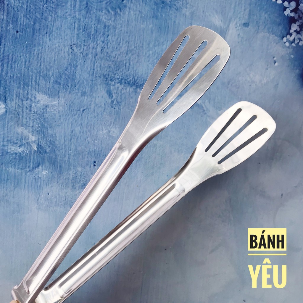 Dụng cụ gắp thịt/ gắp bánh inox 18cm DC110