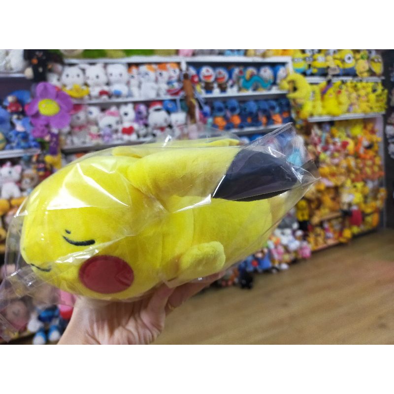 Gấu bông Pikachu ngủ size 30cm ÷ 55cm, siêu cute  y hình