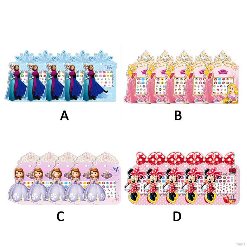 [Hàng mới về] Miếng dán trang trí móng tay họa tiết hoạt hình 3D chống nước dễ thương cho bé gái