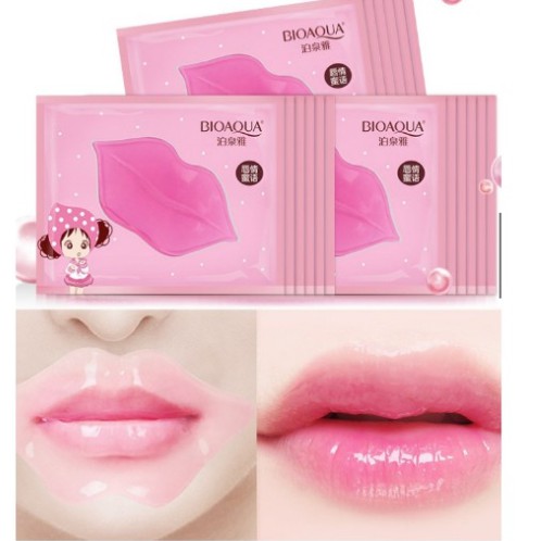 Mặt Nạ Môi Collagen Bioaqua Dưỡng Ẩm, Giảm Thâm, Môi Hồng, Mềm Môi Lip Mask Nội Địa Trung Chính Hãng mt89