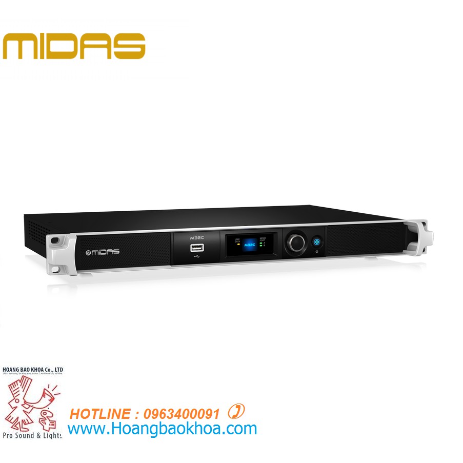 Bàn Trộn Âm Thanh- Nhãn hiệu : MIDAS- M32C -Digital Mixer Rack