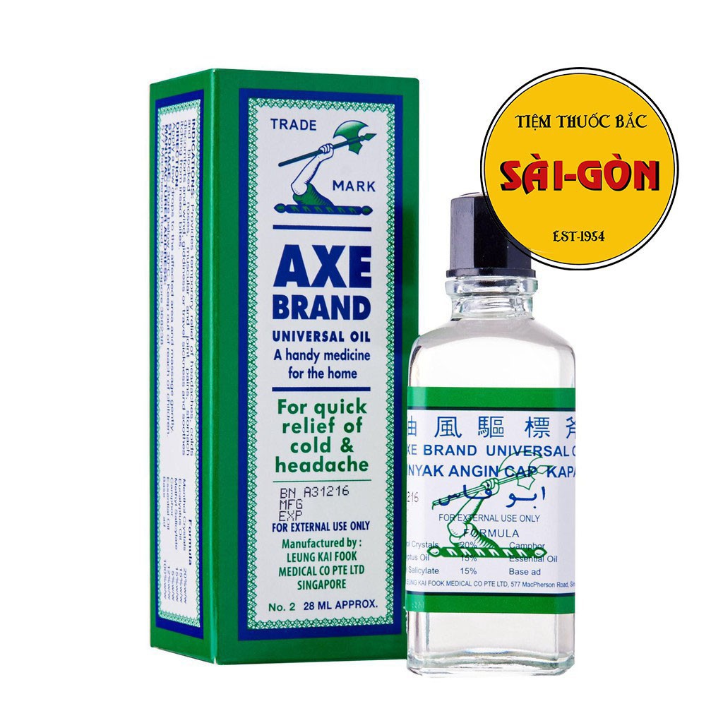 Dầu Gió Cây Búa 56ml - Axe Brand Universal