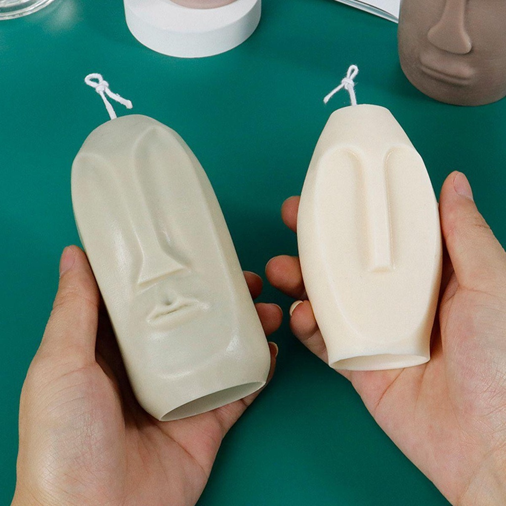 Khuôn Silicone Làm Nến Thủ Công Hình Chân Dung Độc Đáo