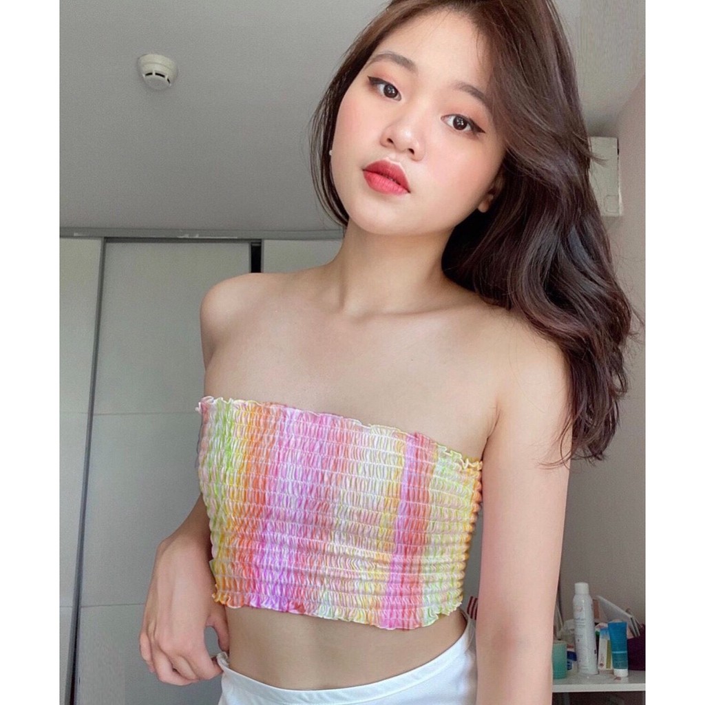 [HÌNH THẬT] ÁO ỐNG LOANG MÀU CẦU VỒNG TRƠN BASIC, CROPTOP NGẮN NỮ ÔM BODY HOT GIRL ULZZANG HÀN QUỐC SWAG CHẤT 112 | BigBuy360 - bigbuy360.vn