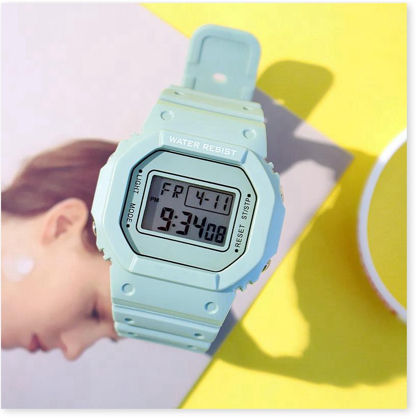 Đồng hồ điện tử SALE ️ Đồng hồ điện tử nam nữ Candycat Sppors chống trầy xước, chống thấm nước hiệu quả 9036