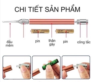 Dụng cụ lấy ráy tai có đèn