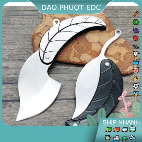 Dao Nhỏ Chiếc Lá - Treo Chùm Móc Khóa - Rọc Thùng -Cắt Băng Keo