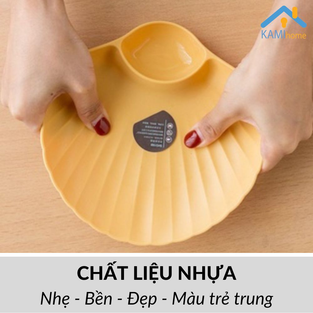 Đĩa nhựa Thái Lan nhiều mẫu (Chọn Bộ hoặc 1 Chiếc) đựng đồ ăn vặt trái cây gia vị mã 20089
