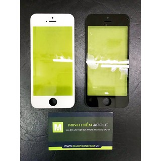 Kính liền ron seal xanh iPhone 5, 5S