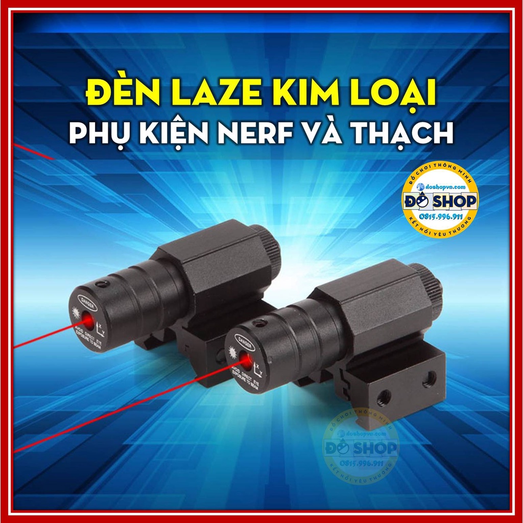 Đèn Laze Kim Loại - Phụ Kiện Nâng Cấp Cho Đồ Chơi Nerf