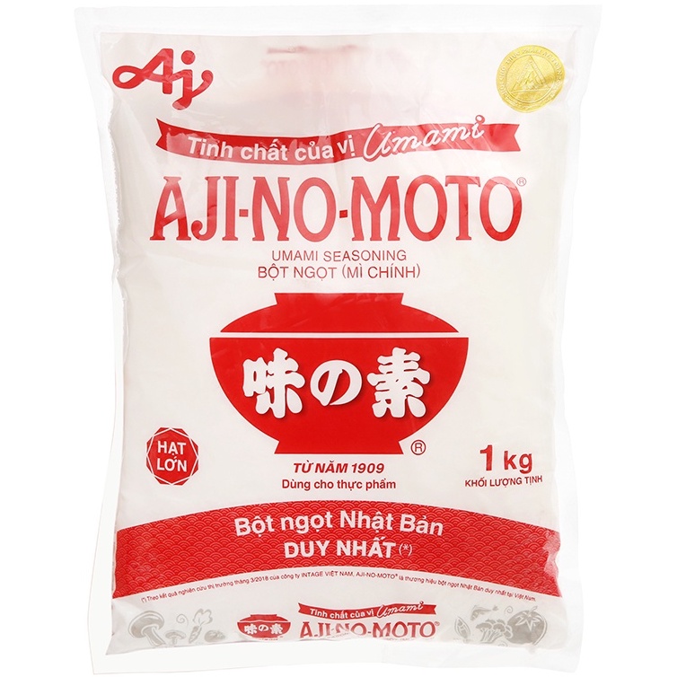 Bột ngọt (mì chính) Ajinomoto hàng chính hãng, gói 1kg