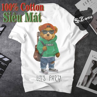 [Có BIG SIZE] Áo Phông Nam Cotton 100% In Hình 3D Cao Cấp - Áo Thun Nam Ngắn Tay Chất Mát Mùa Hè SZone PM58