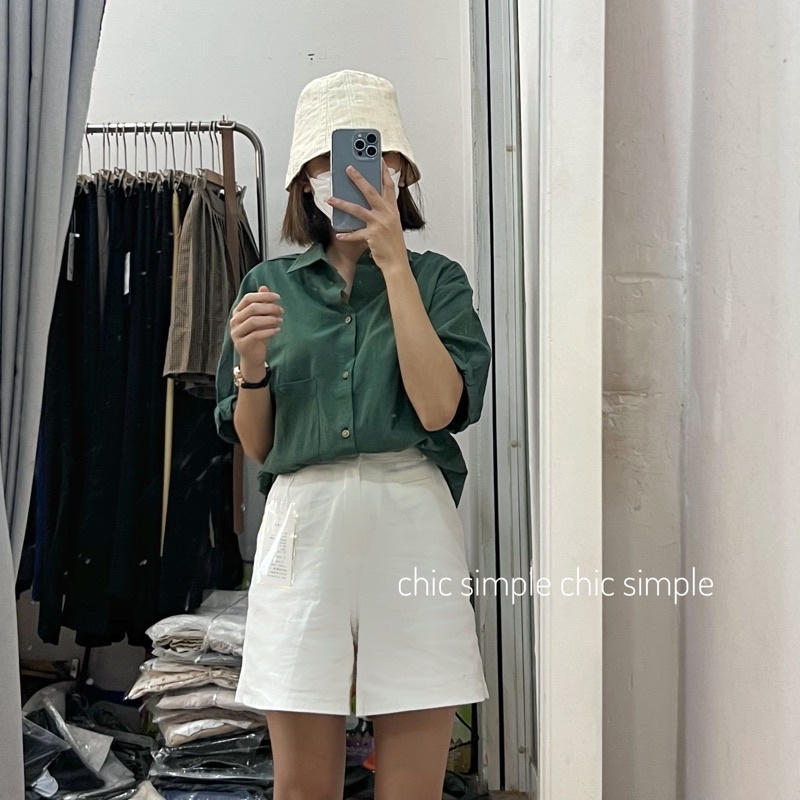 Quần short kaki nữ lưng cao chất đẹp form hàn quốc ( ảnh tại shop ) | BigBuy360 - bigbuy360.vn