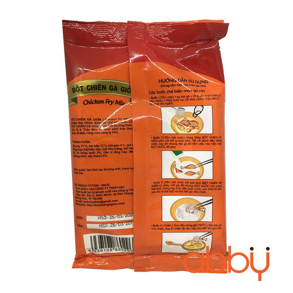 Bột chiên gà giòn HXC 200g
