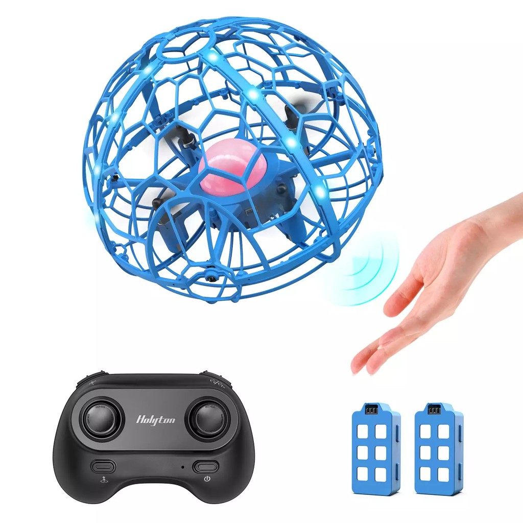 Holy Stone HT06 Pro Máy bay không người lái mini UFO xoay lơ lửng 360 độ có đèn LED, máy bay không người lái đ