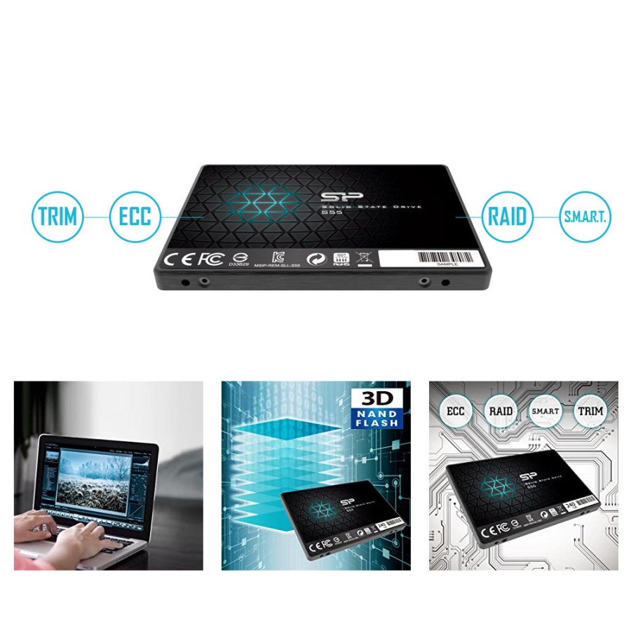 Silicon Power Slim S55 120gb Ssd 2.5 "Sata Iii 3d Tlc - Ssd 120gb | BigBuy360 - bigbuy360.vn