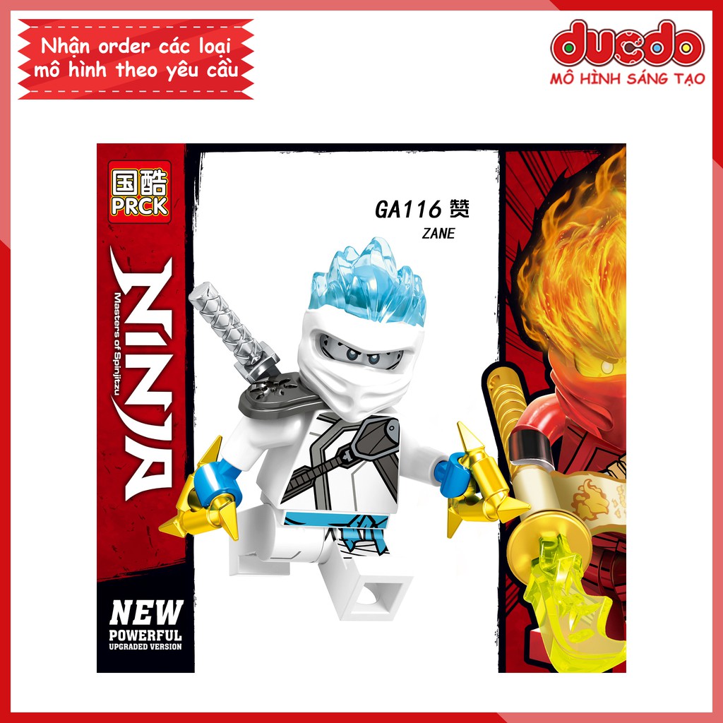 Minifigures các nhân vật Ninjago tuyệt đẹp - Đồ chơi Lắp ghép Xếp hình Mini Mô hình Ninja LeLe GA115-122