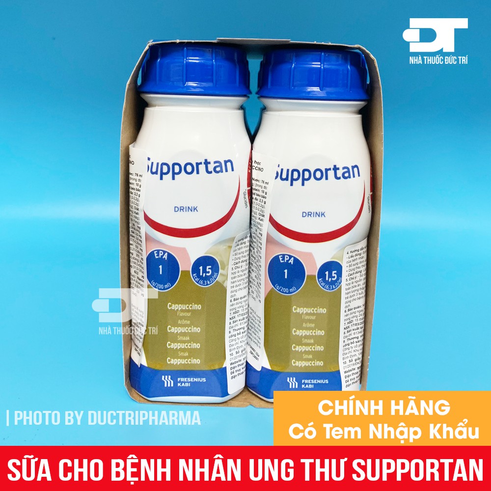 Sữa Supportan Cappuchino cho người bệnh ung thư