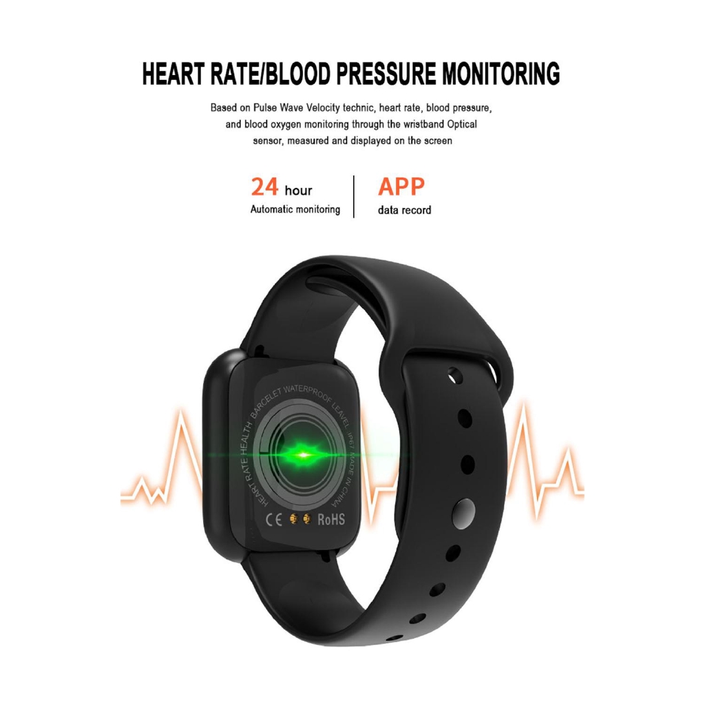 Vitog I5 Smartwatch Heart Rate &amp; Blood Pressure Monitoring