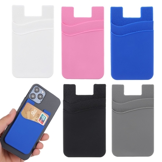 HZLING Ví điện thoại di động Phụ kiện điện thoại di động Silicone Nhãn dán bỏ túi dính đa năng