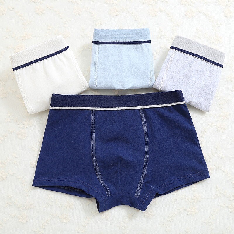 Sịp Đùi Bé Trai phiên bản hàn quốc  vải cottong , quần lót bé trai 12-32kg NX06